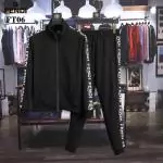 ensemble survetement fendi 2019 jogging ft06 black